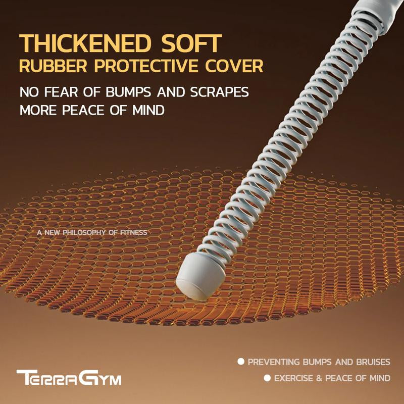 Terragym Cordless Battle Rope, Lazy Weight Loss Black Technology, Efficiently Burns Body Fat, Home Fitness Equipment, Quiet and Non-Disturbing, Easy Daily Maintenance.