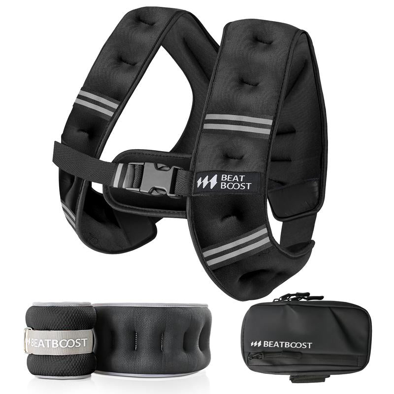 Weighted Vest for Women Men Beatboost 5 10 15 20 25 30Lb Weight Vest with Lronsand for Walking Strength Trainingrunning Workout