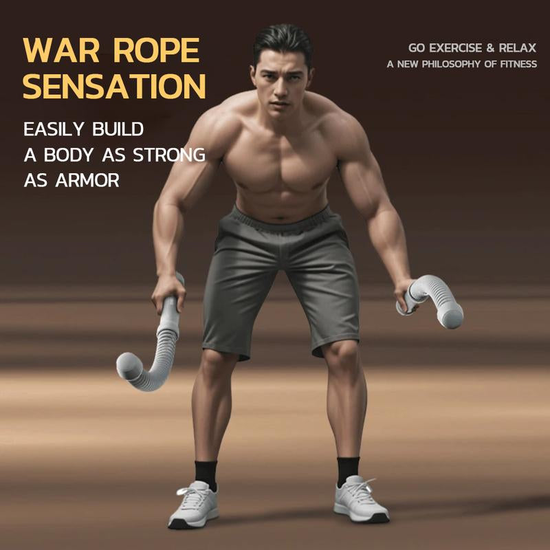 Terragym Cordless Battle Rope, Lazy Weight Loss Black Technology, Efficiently Burns Body Fat, Home Fitness Equipment, Quiet and Non-Disturbing, Easy Daily Maintenance.